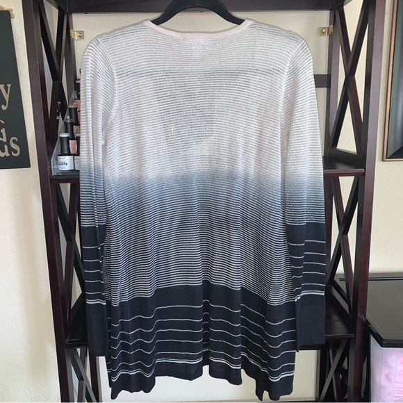 NWT Attitudes By Renee Open Front Cascading Cardigan - Picture 5 of 13